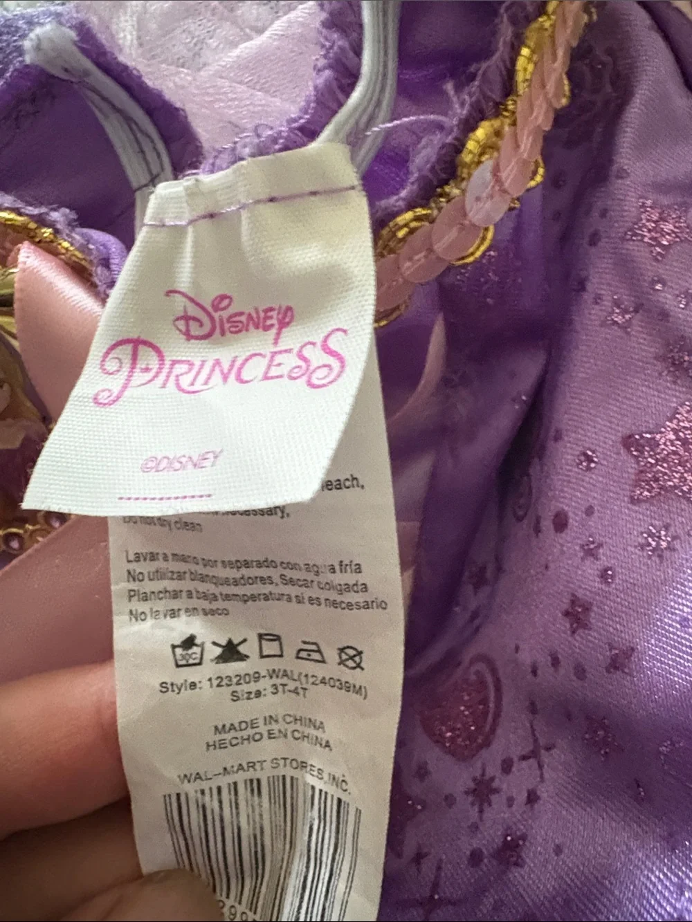 Sparkling Mermaid,Princess’s Belle and Rapunzel costumes with snack container